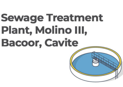 Sewage Treatment Plant, Molino III, Bacoor, Cavite